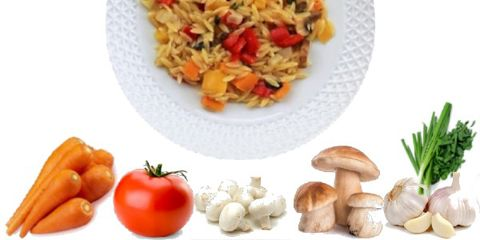 Κριθαρότο Λαχανικών Μεσογειακό 200gr δικιά μας συνταγή 